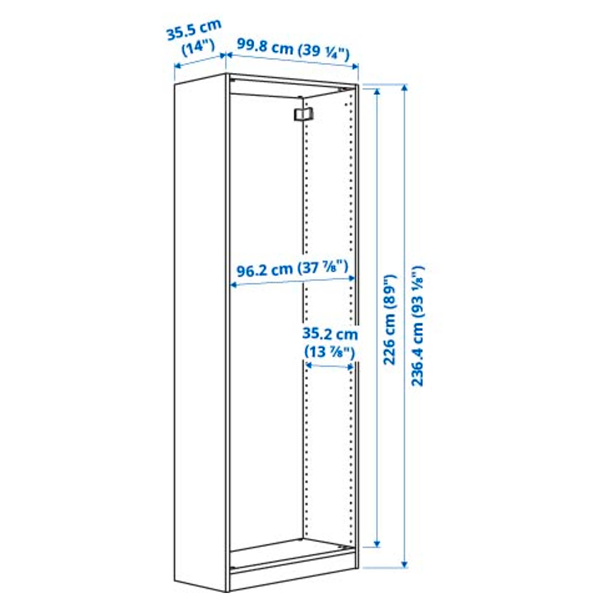 PAX wardrobe frame