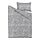 ÄNGSKLOCKA - duvet cover and pillowcase, white/grey | IKEA Taiwan Online - PE815807_S1