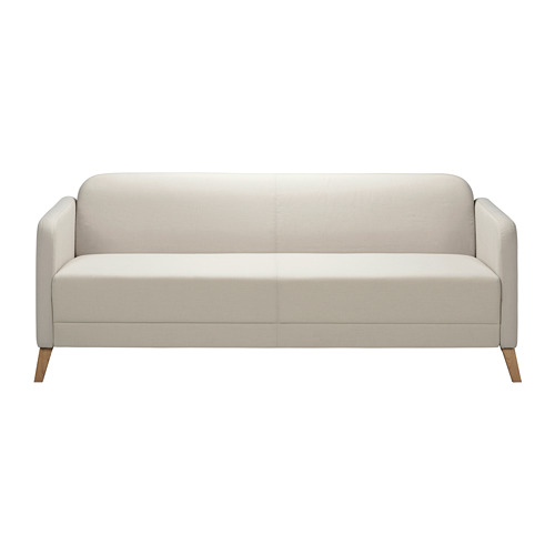 LINANÄS - 3-seat sofa, Vissle beige | IKEA Taiwan Online - PE815809_S4