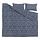 JÄTTEVALLMO - quilt cover and 2 pillowcases, dark blue/white | IKEA Taiwan Online - PE815827_S1