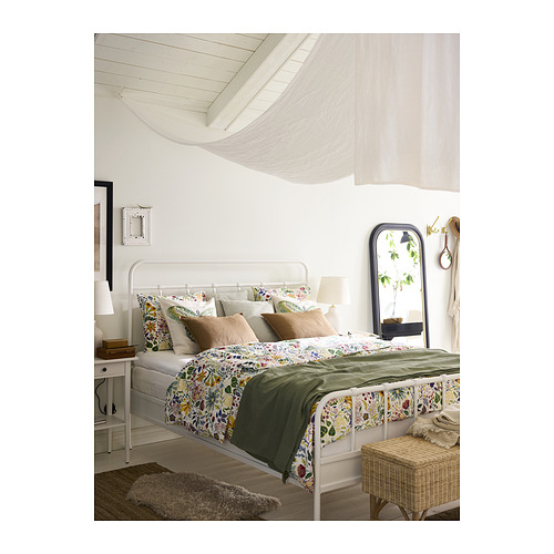 STRANDLUMMER duvet cover and 2 pillowcases