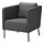 EKERÖ - armchair, Skiftebo dark grey | IKEA Taiwan Online - PE815899_S1