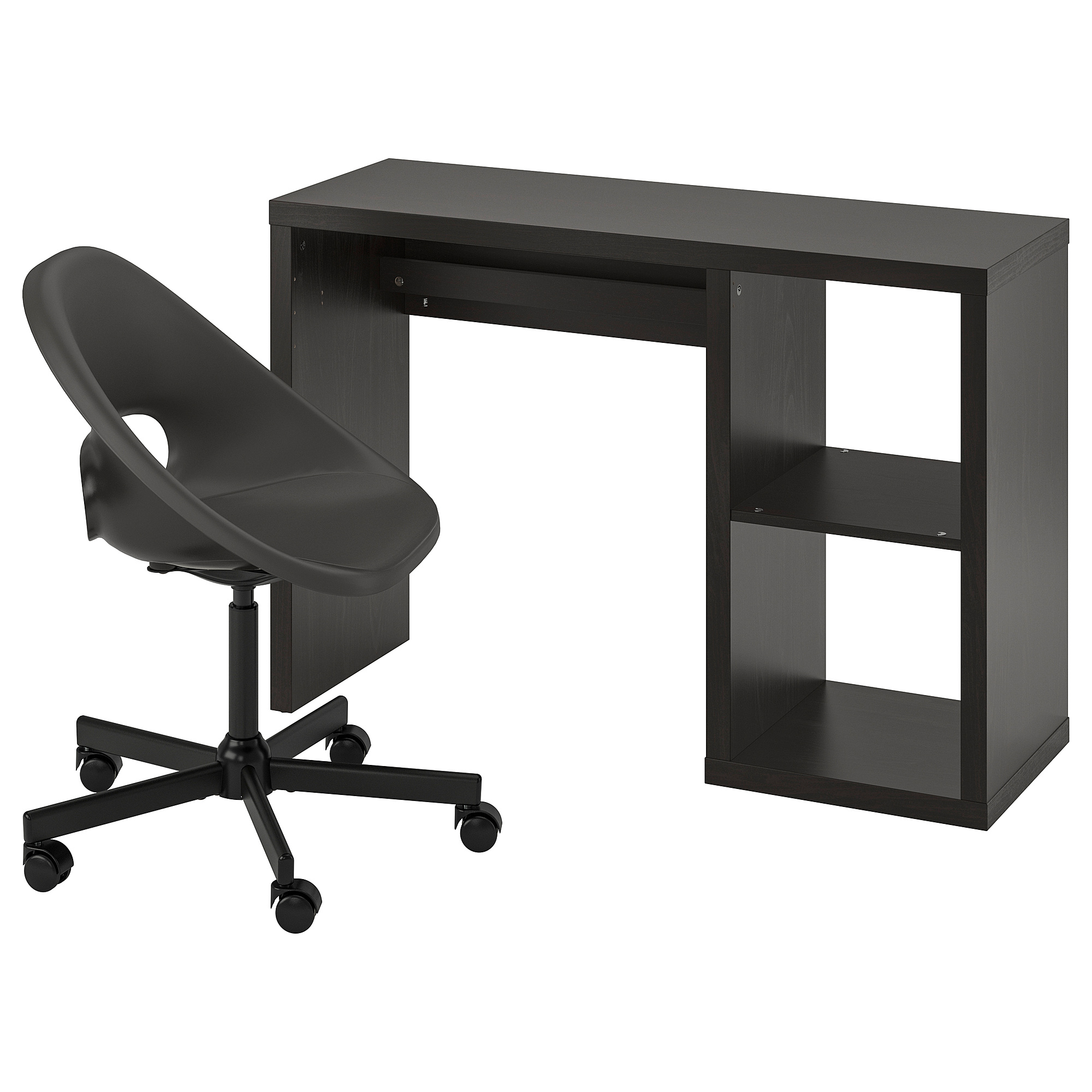 KALLAX/ELDBERGET desk and chair