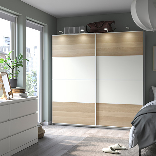 MEHAMN pair of sliding doors