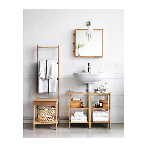 RÅGRUND wash-basin/corner shelf