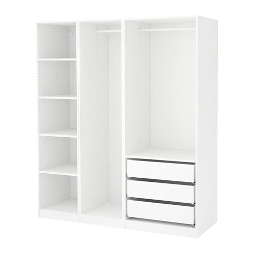 PAX - 衣櫃/衣櫥, 白色, 175x58x201 公分 | IKEA 線上購物 - PE557275_S4
