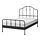 SAGSTUA - 雙人床框, 黑色, 附LÖNSET床底板條 | IKEA 線上購物 - PE761511_S1