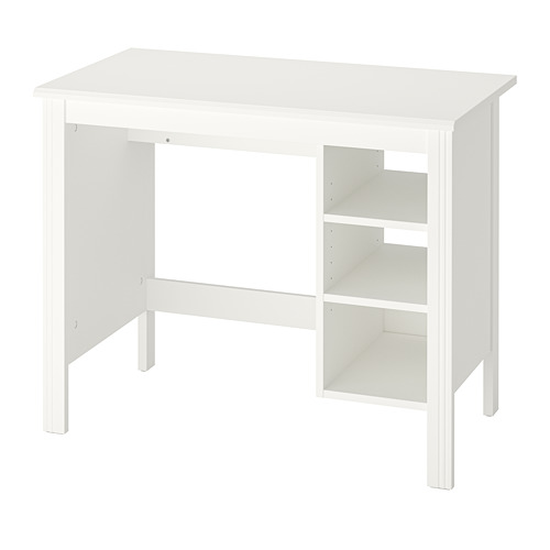 BRUSALI - 書桌/工作桌, 白色, 90x52 公分 | IKEA 線上購物 - PE761521_S4