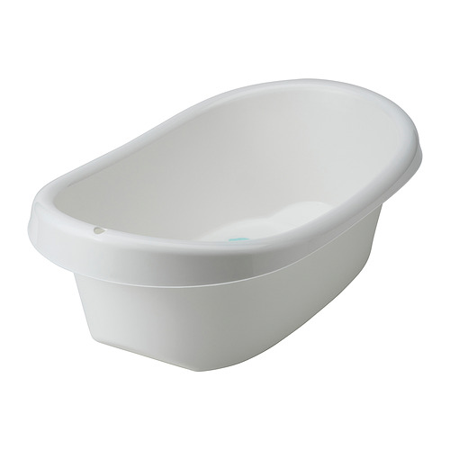 LÄTTSAM - 嬰兒浴盆, 白色/土耳其藍 | IKEA 線上購物 - PE962505_S4