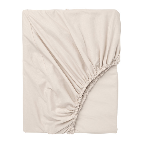 DVALA - fitted sheet, beige | IKEA Taiwan Online - PE720997_S4