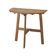 ASKHOLMEN - 戶外壁掛式餐桌, 折疊式 深棕色, 70x44 公分 | IKEA 線上購物 - PE932467_S2 