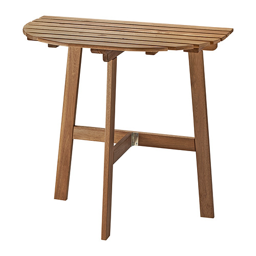 ASKHOLMEN - table for wall, outdoor, folding dark brown | IKEA Taiwan Online - PE932467_S4