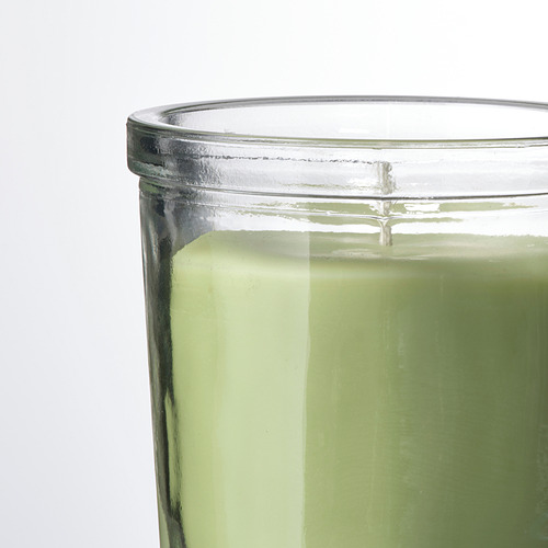 LÖVSKOGSLUND scented candle in glass