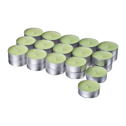 LÖVSKOGSLUND - scented tealight, Apple/light green, 3.5 hr | IKEA Taiwan Online - PE962528_S4