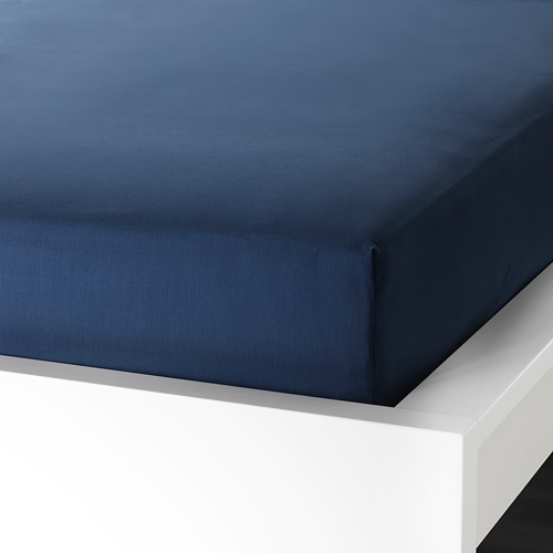 ULLVIDE - 單人床包(90x200 公分), 深藍色 | IKEA 線上購物 - PE595584_S4