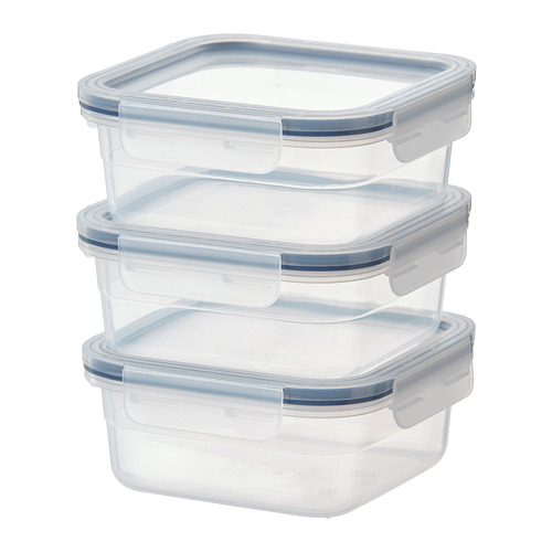 IKEA 365+ - food container, square/plastic | IKEA Taiwan Online - PE761532_S4