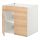 ENHET - 爐具底櫃附門板, 白色/橡木紋 | IKEA 線上購物 - PE816012_S1