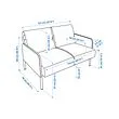 GLOSTAD 2-seat sofa with chaise longue