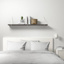 BERGSHULT/PERSHULT - wall shelf, brown-black/white | IKEA Taiwan Online - PE718648_S3