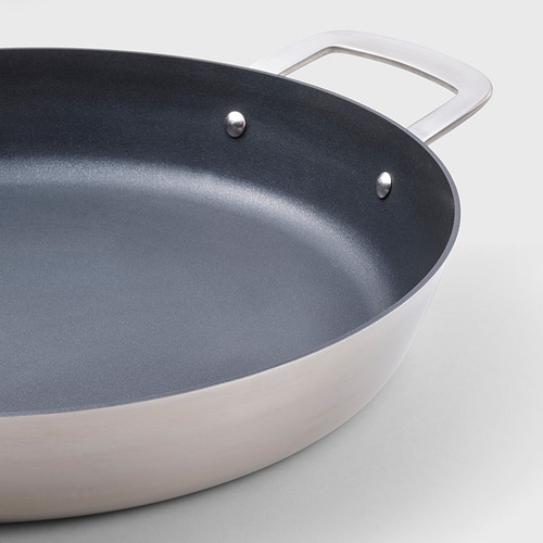 HEMKOMST - 平底煎鍋, 不鏽鋼/不沾塗層, 直徑32公分 | IKEA 線上購物 - PE859054_S4