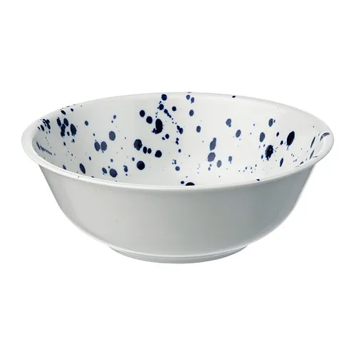 SILVERSIDA - 沙拉碗, 具圖案/藍色, 28 公分 | IKEA 線上購物 - PE897530_S4