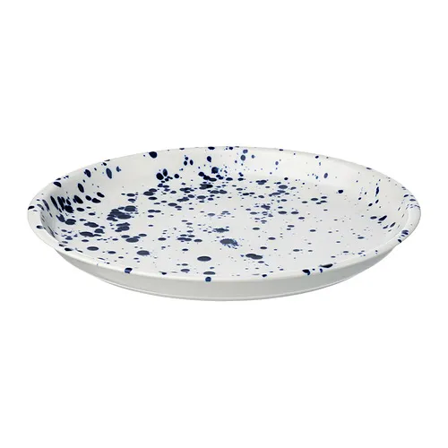 SILVERSIDA - 上菜盤, 具圖案/藍色, 34 公分 | IKEA 線上購物 - PE897536_S4