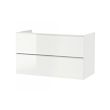 GODMORGON - wash-stand with 2 drawers, high-gloss white | IKEA Taiwan Online - PE621673_S2 