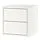 EKET - 收納櫃附2抽屜, 白色, 35x35x35 公分 | IKEA 線上購物 - PE761569_S1