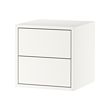 EKET - 收納櫃附2抽屜, 白色, 35x35x35 公分 | IKEA 線上購物 - PE761569_S2 