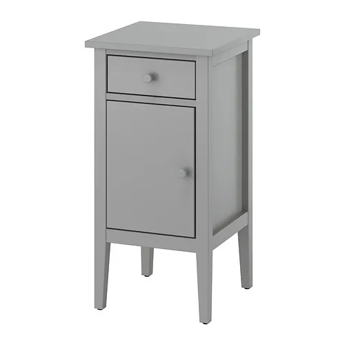 GULLABERG - 床邊桌, 附一個抽屜 附門/灰色, 38x40x75 公分 | IKEA 線上購物 - PE932629_S4