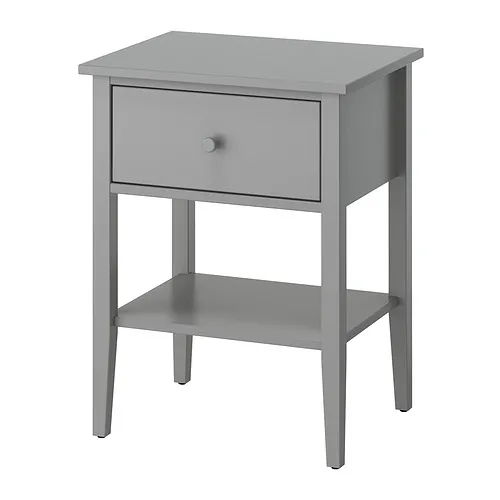 GULLABERG - 床邊桌, 附一個抽屜 附層架/灰色, 53x43x69 公分 | IKEA 線上購物 - PE932634_S4