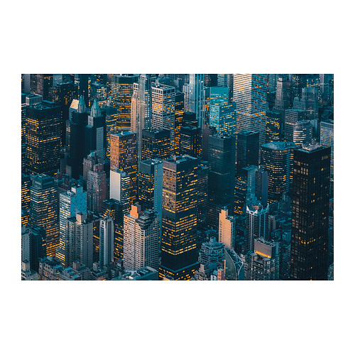 PJÄTTERYD - picture, big city, 118x78 cm | IKEA Taiwan Online - E1001319_S4