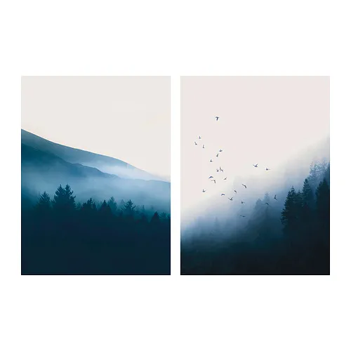 PJÄTTERYD - 無框畫，黎明薄霧，30x40 公分 | IKEA 線上購物 - E1001343_S4