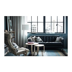 LANDSKRONA - three-seat sofa, Grann/Bomstad black/metal | IKEA Taiwan Online - 79031701_S3