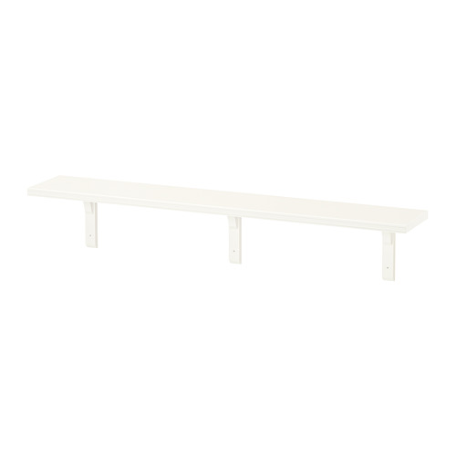 BERGSHULT/RAMSHULT - wall shelf, white, 120x20 cm | IKEA Taiwan Online - PE761581_S4