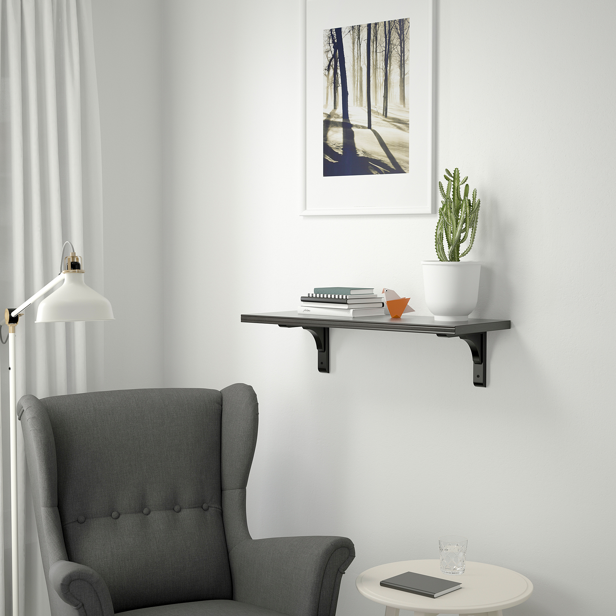 BERGSHULT/RAMSHULT wall shelf