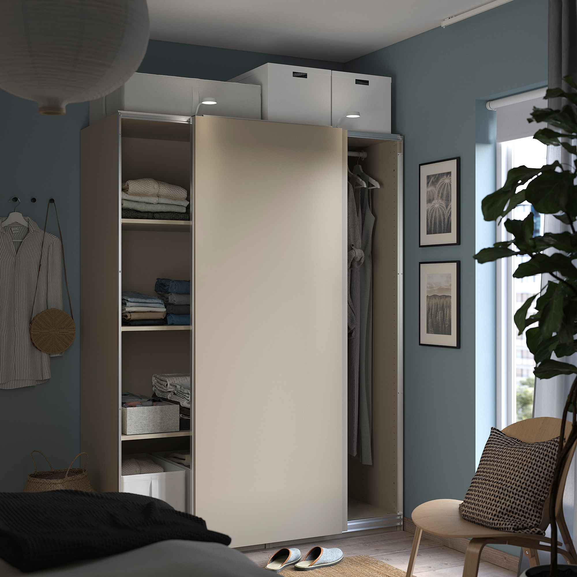PAX/HASVIK wardrobe