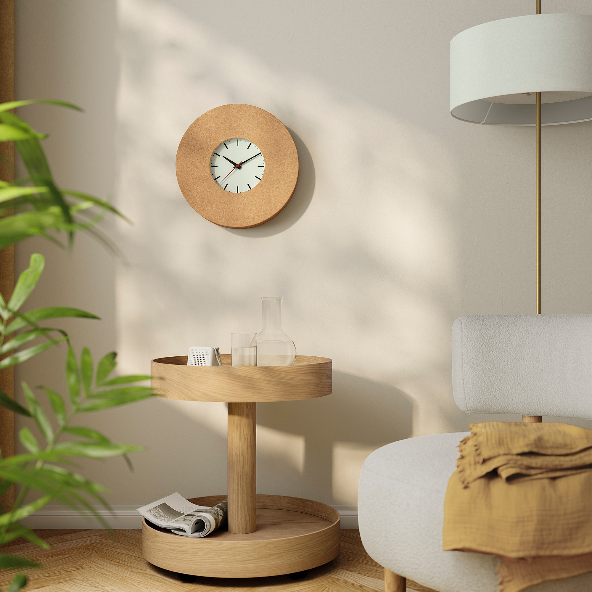 SVARTGÖK wall clock