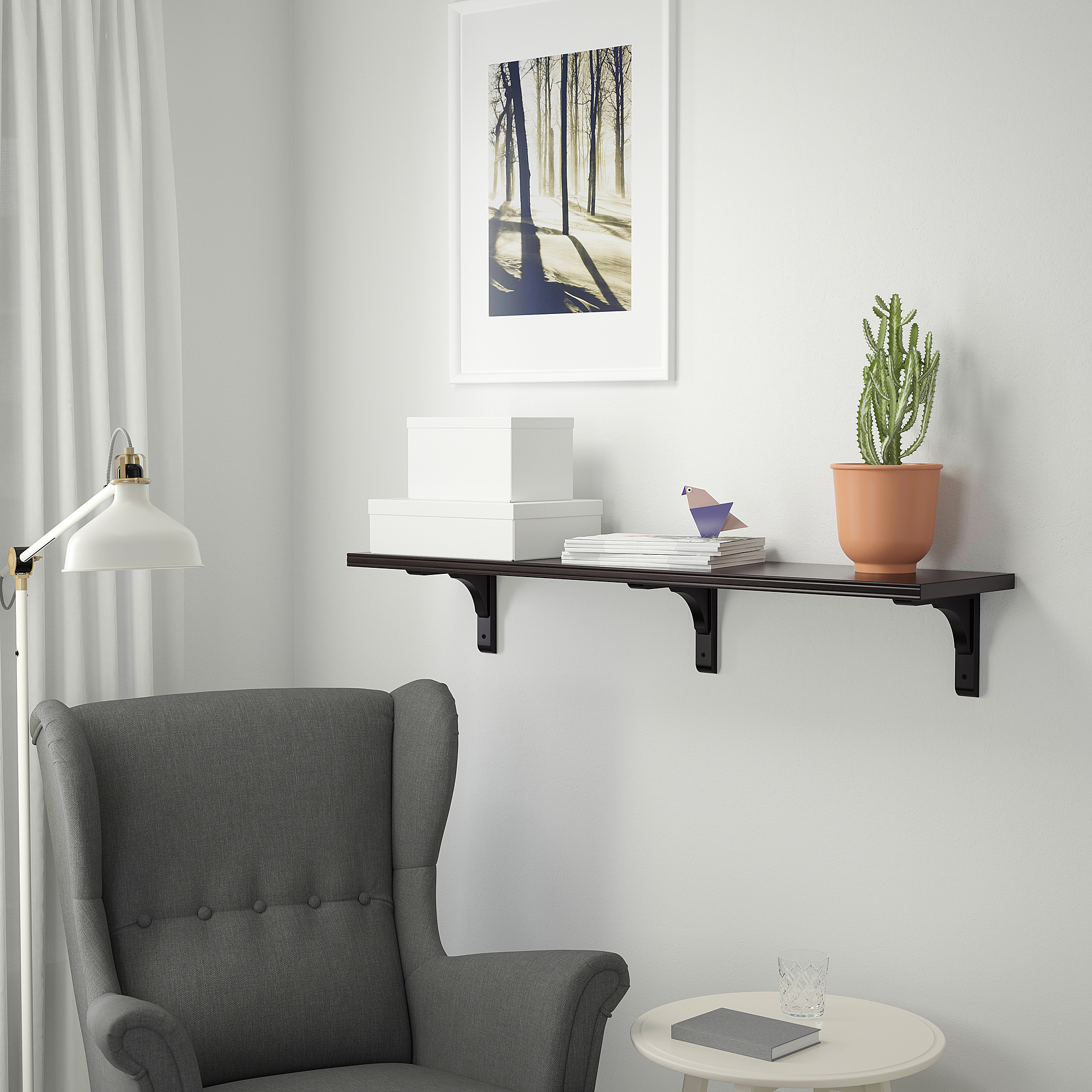 BERGSHULT/RAMSHULT wall shelf