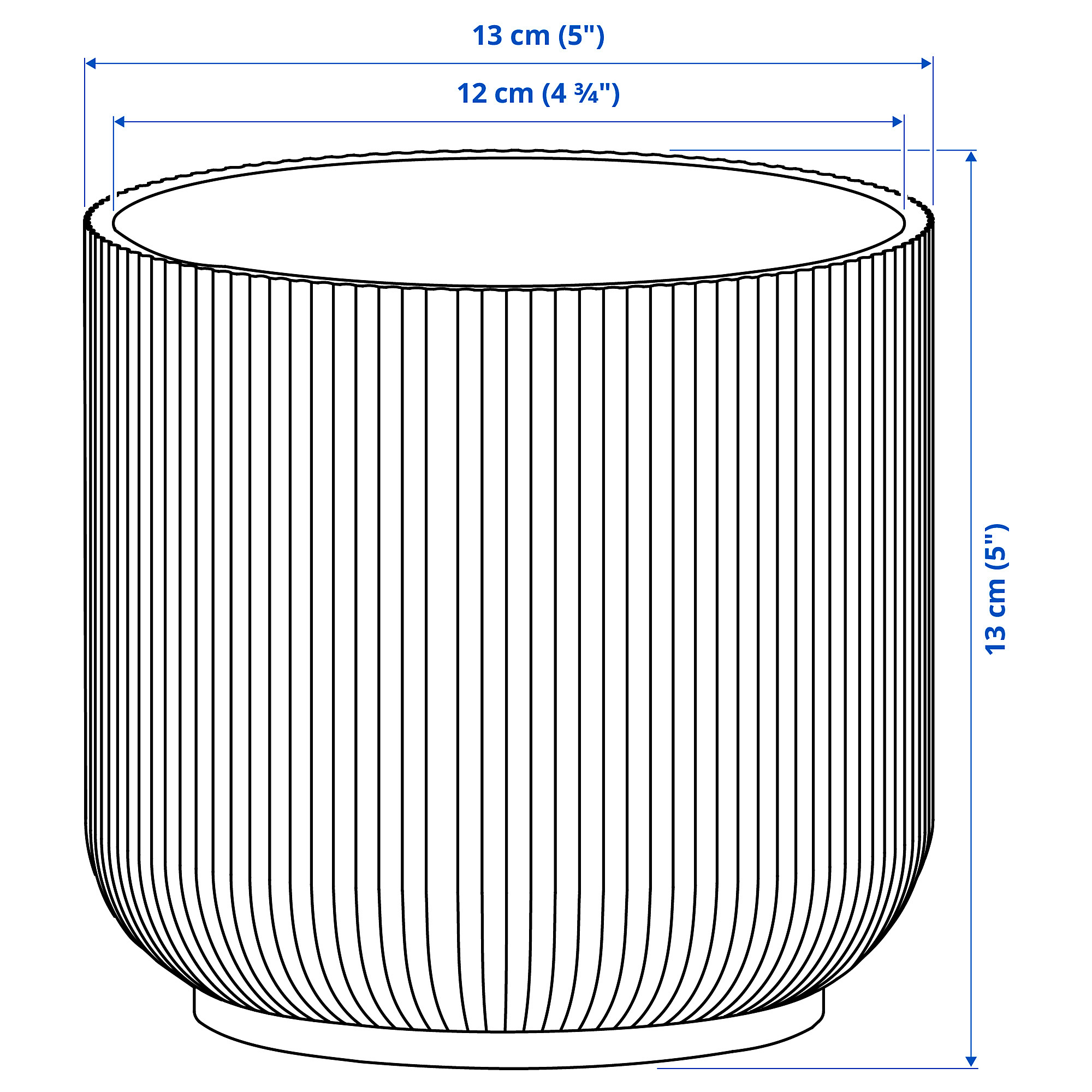 GRADVIS plant pot