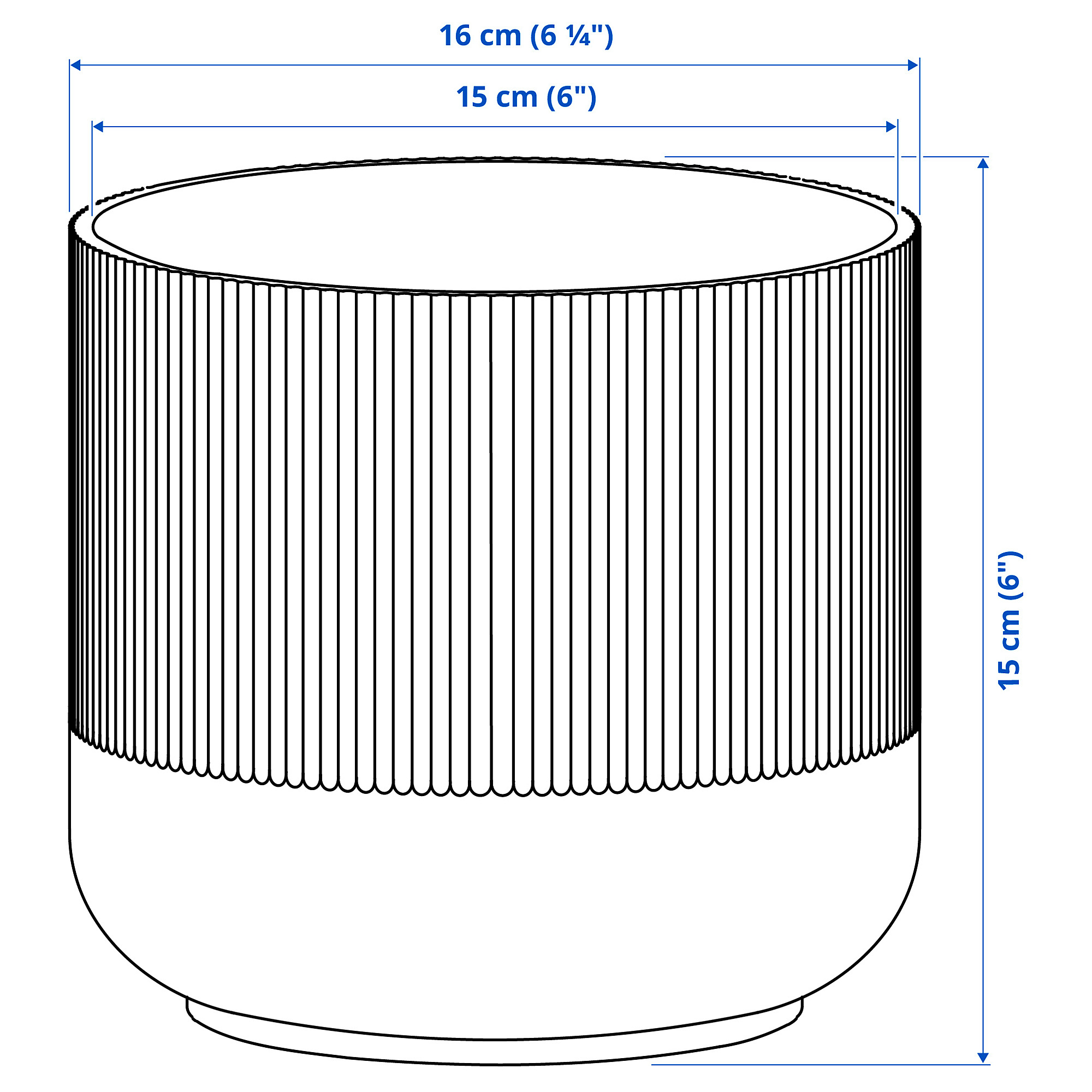 GRADVIS plant pot