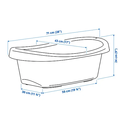LÄTTSAM baby bath