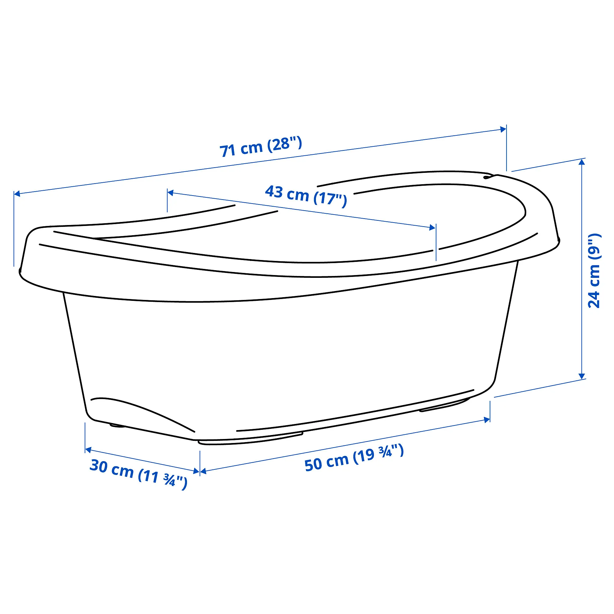 LÄTTSAM baby bath