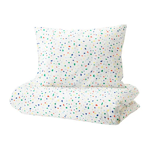 MÖJLIGHET - 被套附一個枕頭套, 白色/馬賽克, 150x200/50x80 公分 | IKEA 線上購物 - PE721050_S4