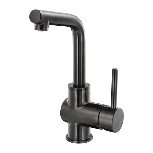 LUNDSKÄR - wash-basin mixer tap with strainer, black | IKEA Taiwan Online - PE761688_S4