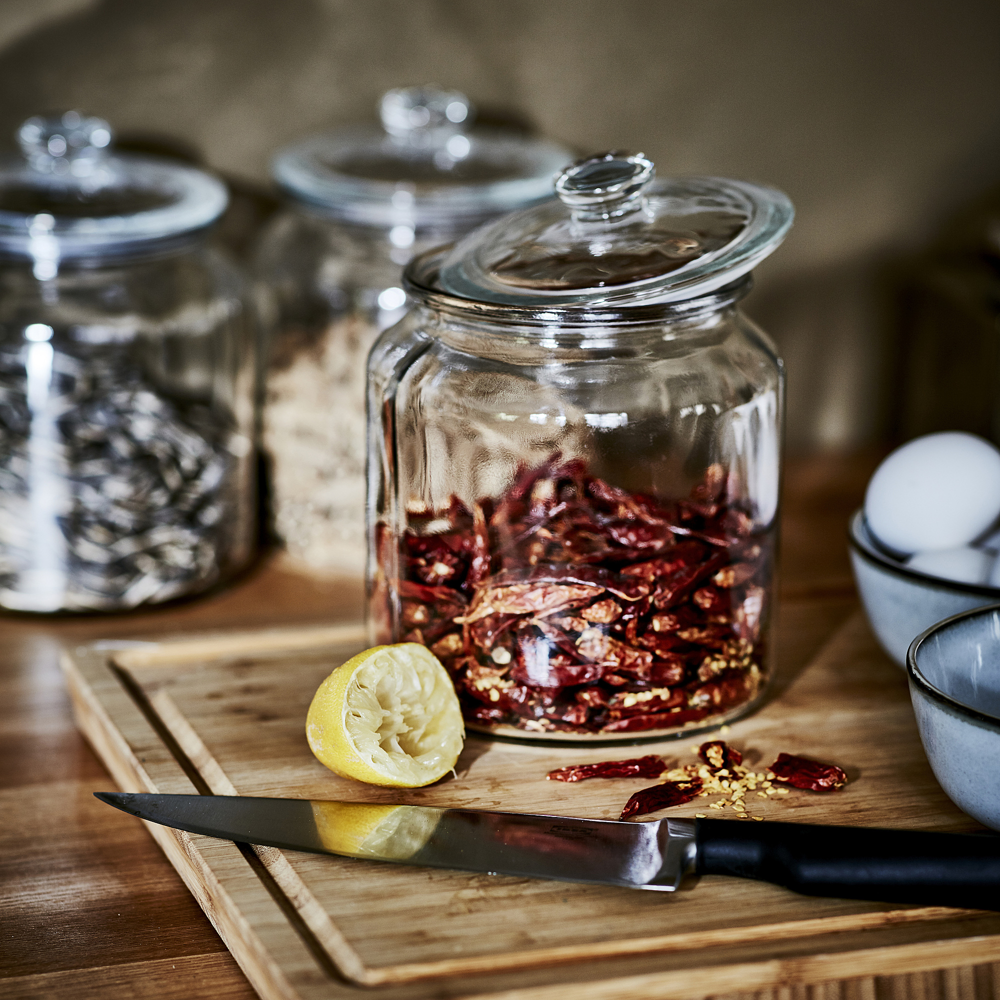 VARDAGEN jar with lid