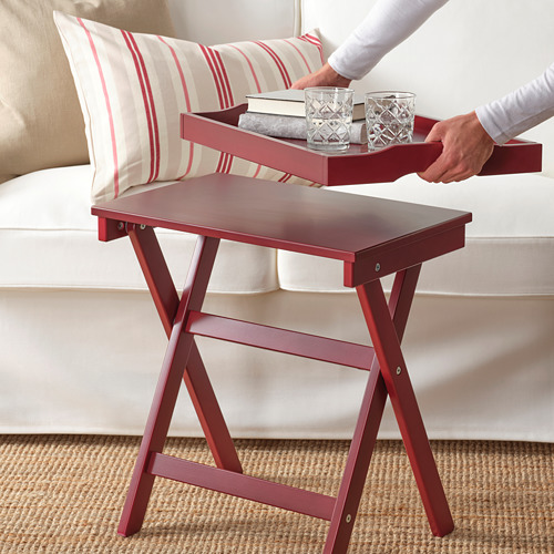 MARYD - tray table, dark red | IKEA Taiwan Online - PE761726_S4