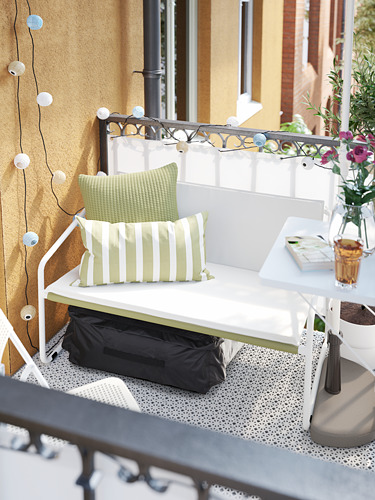 INGMARSÖ - 雙人座沙發 室內/戶外用, 白色 綠色/米色 | IKEA 線上購物 - PH176360_S4