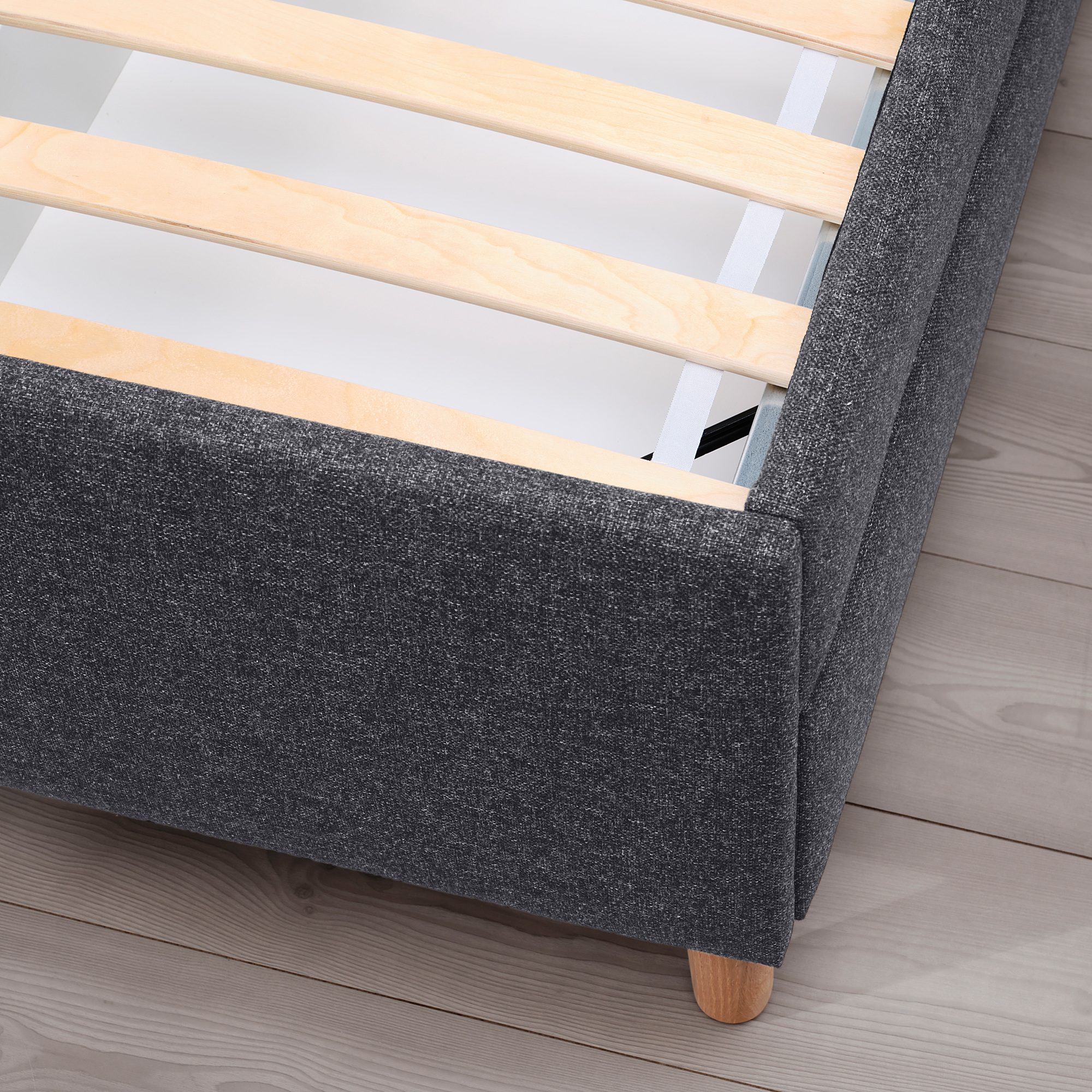 IDANÄS upholstered storage bed