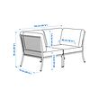 SEGERÖN 2-seat sofa, outdoor